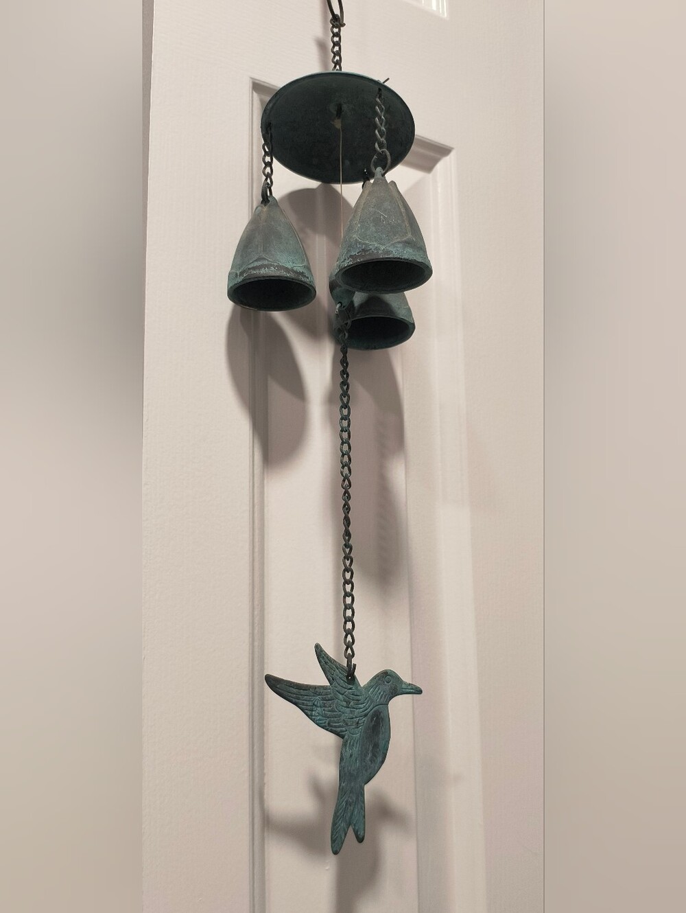 Hummingbird Bell Wind Chime - Decorative Accent